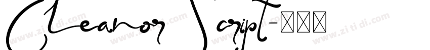 Eleanor Script字体转换
